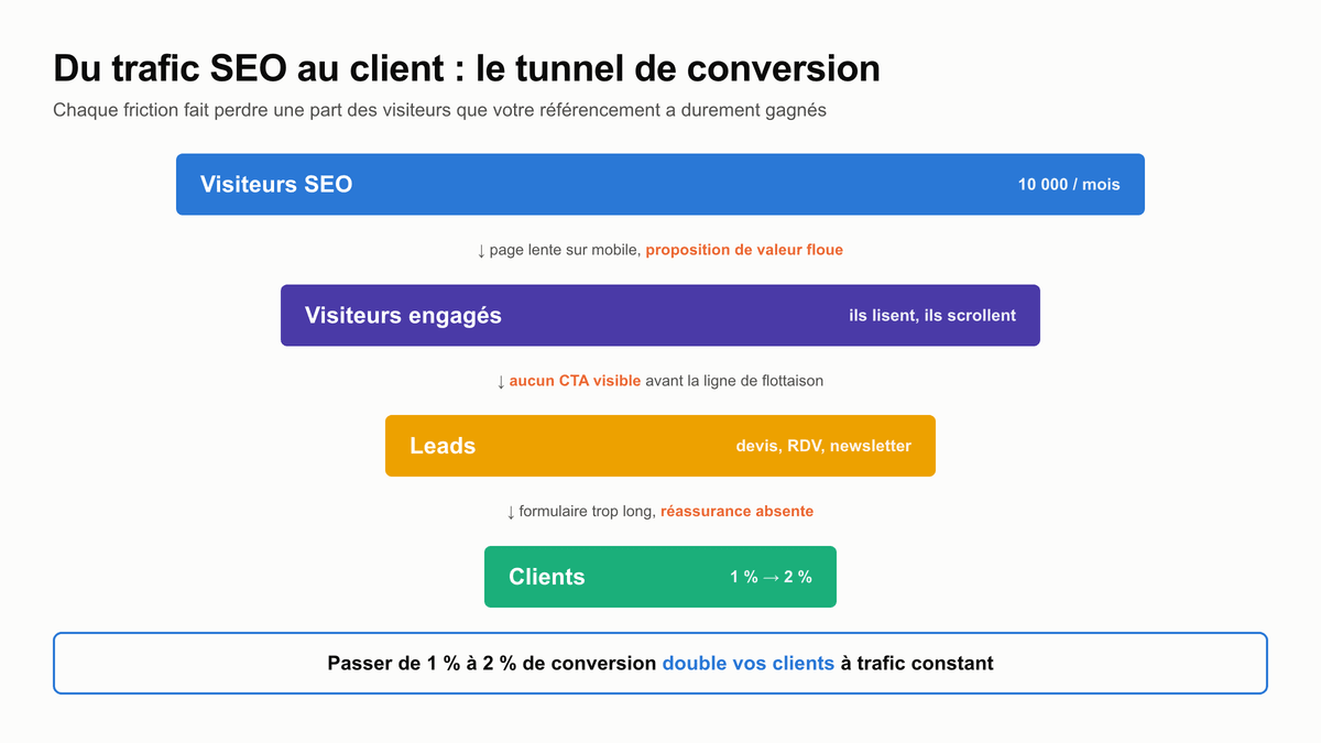 Améliorer la conversion de son trafic SEO : le guide complet